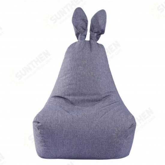 Rabbit Shape Bean Bag Chair Seat Sofa Cover For Adults Kids Without Filling Home Room