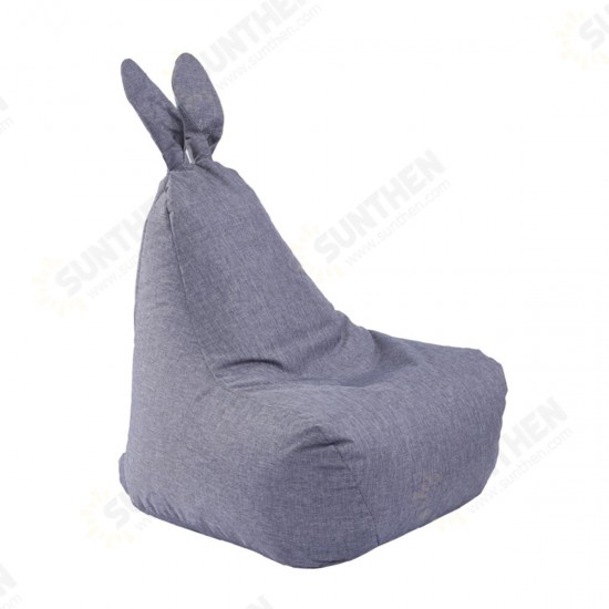 Rabbit Shape Bean Bag Chair Seat Sofa Cover For Adults Kids Without Filling Home Room