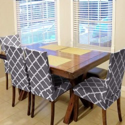 Removable Chair Covers Dining Chairs Protector Soft Seat Slipcover for Dining Room Wedding Banquet Party Kitchen Chair Decor Removable Chair Covers Dining Chairs Protector Soft Seat Slipcover for Dining Room Wedding Banquet Party Kitchen Chair Decor