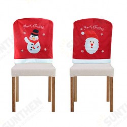 Santa Claus Christmas Chair Cover Event Party Christmas Snowman Dinner Chairs Cover Home Decor Santa Claus Christmas Chair Cover Event Party Christmas Snowman Dinner Chairs Cover Home Decor