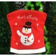 Santa Claus Christmas Chair Cover Event Party Christmas Snowman Dinner Chairs Cover Home Decor