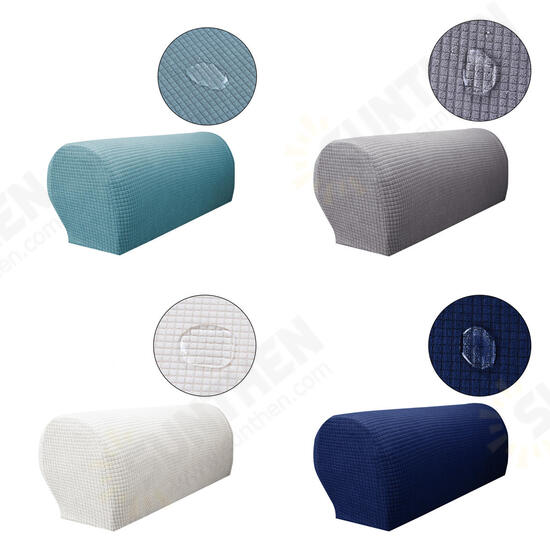 Sofa Armrest Covers Stretch Fabric Arm Protectors Chair Covers For Couches Armchairs Slipcover