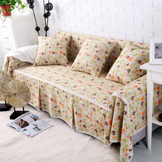 Sofa Cover Couch Slipcover Cotton Blend 1-4 Seater Sofa Protector Chair Covers Pet Dog