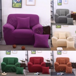 Three Seater Solid Colors Textile Spandex Strench Elastic Sofa Couch Cover Furniture Protector Three Seater Solid Colors Textile Spandex Strench Elastic Sofa Couch Cover Furniture Protector