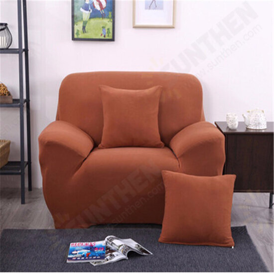 Three Seater Solid Colors Textile Spandex Strench Elastic Sofa Couch Cover Furniture Protector