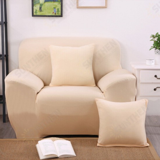 Three Seater Solid Colors Textile Spandex Strench Elastic Sofa Couch Cover Furniture Protector