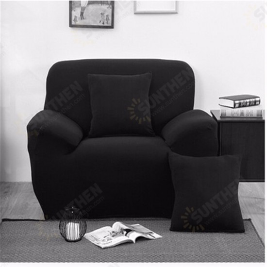 Three Seater Solid Colors Textile Spandex Strench Elastic Sofa Couch Cover Furniture Protector