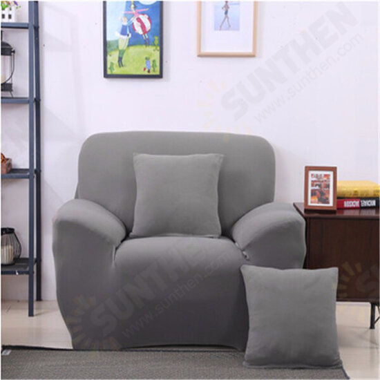 Three Seater Solid Colors Textile Spandex Strench Elastic Sofa Couch Cover Furniture Protector