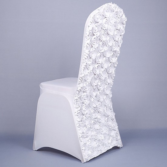 Universal Rose Wedding Chair Covers Stretch Polyester Party Spandex Chair Covers for Wedding Decor