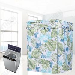Waterproof Washing Machine Cover Home Polyester Roller Laundry Silver Coating Dustproof Case Cover Waterproof Washing Machine Cover Home Polyester Roller Laundry Silver Coating Dustproof Case Cover