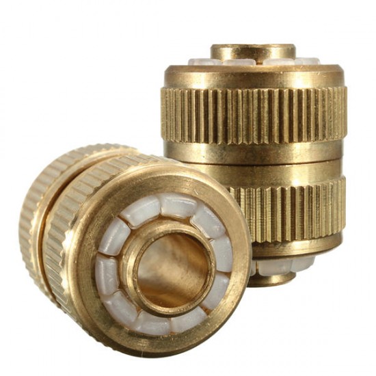 1/2 Inch 3.5cm Hose Adapter Brass Coupling Quick Fittings Coupler