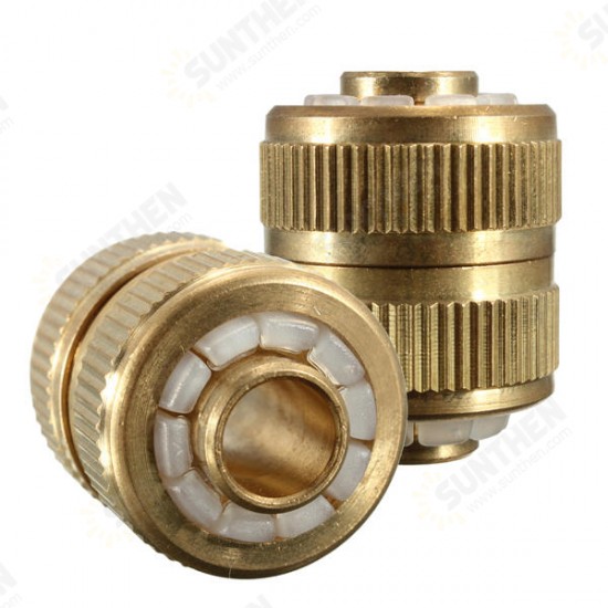 1/2 Inch 3.5cm Hose Adapter Brass Coupling Quick Fittings Coupler