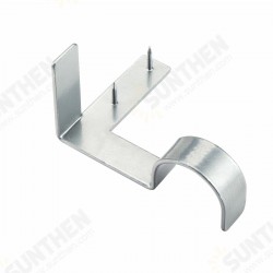 2PCS Curtain Rod Brackets Hanging Curtain Rod Pole Holder Bracket Tap Window Frame No Drill 2PCS Curtain Rod Brackets Hanging Curtain Rod Pole Holder Bracket Tap Window Frame No Drill