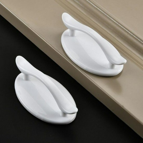 2pcs/4pcs Punch-free Handle For Cabinet Window Door Drawer Push-pull Assistant Self-Stick Pull Handle