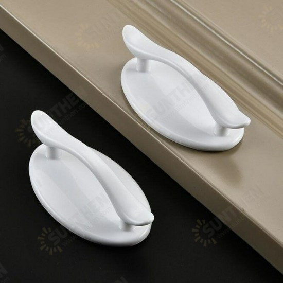 2pcs/4pcs Punch-free Handle For Cabinet Window Door Drawer Push-pull Assistant Self-Stick Pull Handle