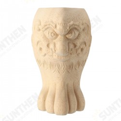 4Pcs 10/15cm European Solid Wood Carving Furniture Foot Legs Unpainted Cabinet Feets Wood Decal 4Pcs 10/15cm European Solid Wood Carving Furniture Foot Legs Unpainted Cabinet Feets Wood Decal
