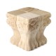 4Pcs 10/15cm European Solid Wood Carving Furniture Foot Legs Unpainted Cabinet Feets Wood Decal