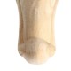 4Pcs 10/15cm European Solid Wood Carving Furniture Foot Legs Unpainted Cabinet Sofa Seat Feets