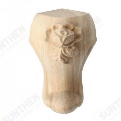 4Pcs 10/15cm European Solid Wood Carving Furniture Foot Legs Unpainted Cabinet Sofa Seat Feets 4Pcs 10/15cm European Solid Wood Carving Furniture Foot Legs Unpainted Cabinet Sofa Seat Feets