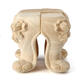 4Pcs 10/15cm European Solid Wood Carving Furniture Foot Legs Unpainted Cabinet Sofa Seat Feets