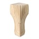 4Pcs 10/15cm European Solid Wood Carving Furniture Foot Legs Unpainted Couch Cabinet Sofa Seat Feets