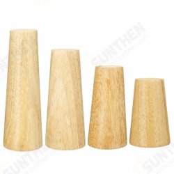 4Pcs/Set Solid Wooden Cone Angled Furniture Legs Kit Sofa Table Chair Stool Part Leg Support 4Pcs/Set Solid Wooden Cone Angled Furniture Legs Kit Sofa Table Chair Stool Part Leg Support