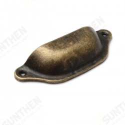 Antique Hardware Cupboard Cabinet Bin Cup Knobs Drawer Door Half Shell Pull Handles Antique Hardware Cupboard Cabinet Bin Cup Knobs Drawer Door Half Shell Pull Handles