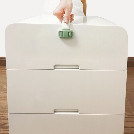 Child Safety Lock Baby Protection Anti Pinch Hand Cabinet Door Lock Refrigerator Drawer Lock