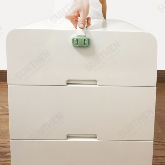 Child Safety Lock Baby Protection Anti Pinch Hand Cabinet Door Lock Refrigerator Drawer Lock