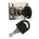 Desk Drawer Dead Bolt Lock For Drawers Box Cabinet Cupboards Panel with Two Keys