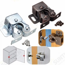 Double Roller Catch Cupboard Cabinet Door Furniture Latch Hardware with Spear Strikes Double Roller Catch Cupboard Cabinet Door Furniture Latch Hardware with Spear Strikes