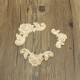 Floral Carved Woodcarving Decal Corner Applique Wooden Furniture Room Wall Decorations