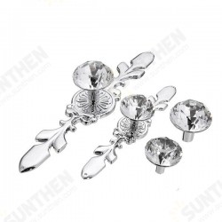 Glass Diamond Crystal Wardrobe Drawer Cabinet Pull Handle Knobs Glass Diamond Crystal Wardrobe Drawer Cabinet Pull Handle Knobs