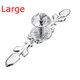 Glass Diamond Crystal Wardrobe Drawer Cabinet Pull Handle Knobs