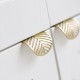 Modern Nordic Minimalist Pull-Hand Leaf Invisible Cabinet Wardrobe Furniture Drawer Handle Ins Wind Zinc Alloy