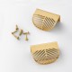 Modern Nordic Minimalist Pull-Hand Leaf Invisible Cabinet Wardrobe Furniture Drawer Handle Ins Wind Zinc Alloy