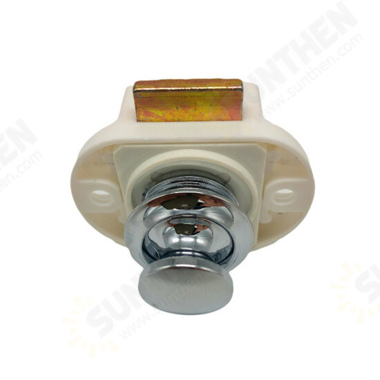 Push Button Catch Lock Drawer Cupboard Door Caravan Cabinet Latch Knob Home