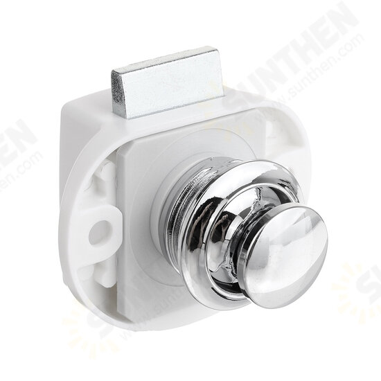 Push Button Catch Lock Drawer Cupboard Door Caravan Cabinet Latch Knob Home