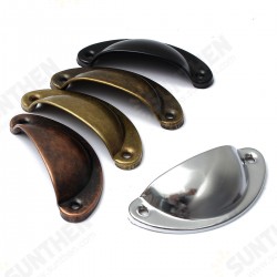 Retro Cupboard Cabinet Drawer Door Pull Handles Home Kitchen Furniture Half Moon Shell Handle Retro Cupboard Cabinet Drawer Door Pull Handles Home Kitchen Furniture Half Moon Shell Handle