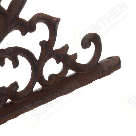 Retro Industrial Cast Iron Shelf Bracket Wall Mounted Shelf Supporter Garden