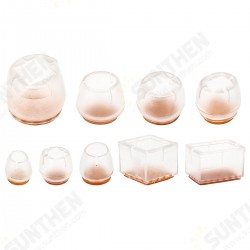 Silicone Square Round Furniture Feet Caps Table Chair Leg Pads Floor Protector Scratchproof Silicone Square Round Furniture Feet Caps Table Chair Leg Pads Floor Protector Scratchproof