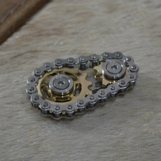 Sprockets Flywheel Fingertip Gyro Sprockets Chains EDC Metal Toy Gear Chain Gyro Drop Ship Sproket Roadbike Spinner