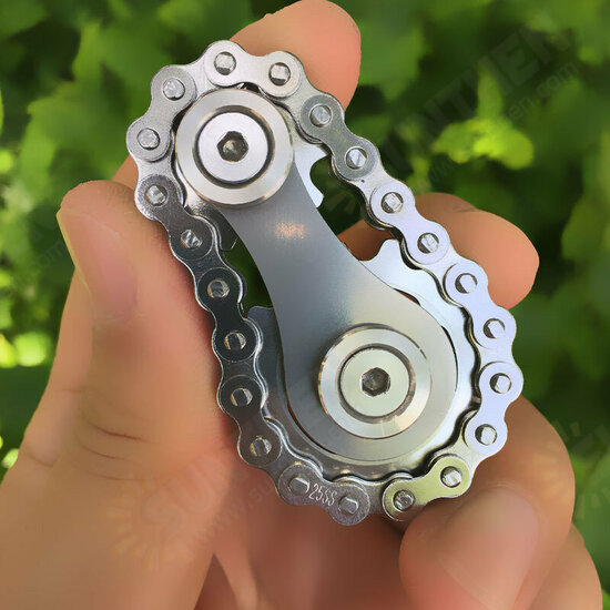 Sprockets Flywheel Fingertip Gyro Sprockets Chains EDC Metal Toy Gear Chain Gyro Drop Ship Sproket Roadbike Spinner