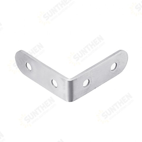 Stainless Steel Corner Braces Joint Code L Shaped Right Angle Bracket Shelf Support For Furniture