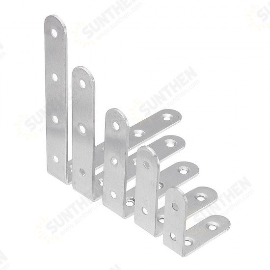 Stainless Steel Corner Braces Joint Code L Shaped Right Angle Bracket Shelf Support For Furniture