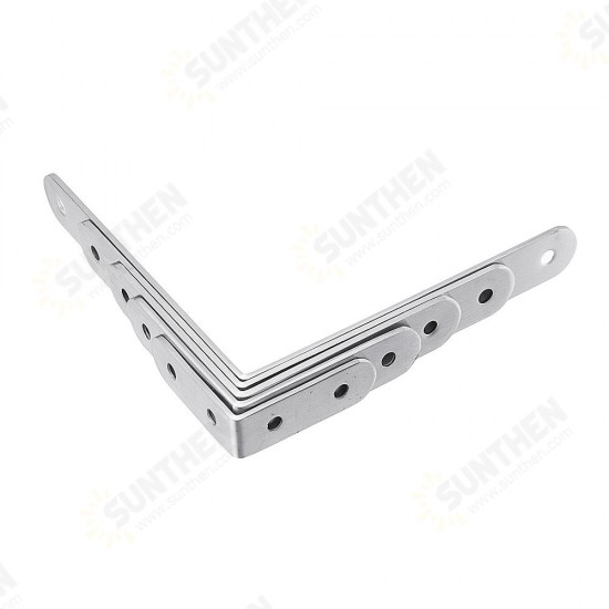 Stainless Steel Corner Braces Joint Code L Shaped Right Angle Bracket Shelf Support For Furniture