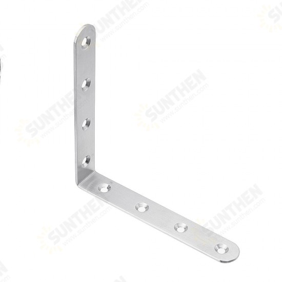 Stainless Steel Corner Braces Joint Code L Shaped Right Angle Bracket Shelf Support For Furniture