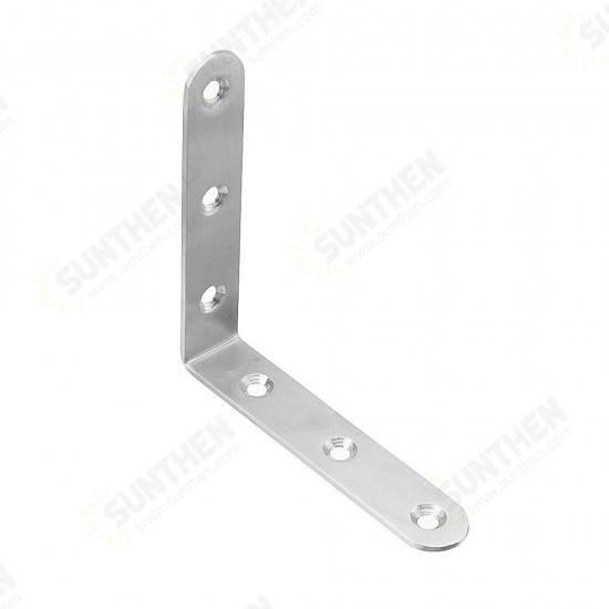 Stainless Steel Corner Braces Joint Code L Shaped Right Angle Bracket Shelf Support For Furniture