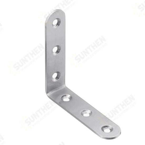 Stainless Steel Corner Braces Joint Code L Shaped Right Angle Bracket Shelf Support For Furniture