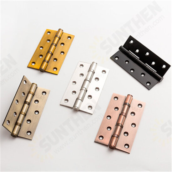 Stainless Steel Flat Opening Silent Bearing Hinge For Door Indoor Door Wooden Door Hinge For Common Door Leaf